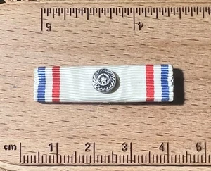 Yugoslav ribbon for order of the Republic with silver wreath Yugoslavia SFRY - Picture 1 of 4