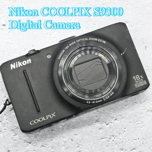 Nikon COOLPIX S9300 Digital Camera Built-in Wi-Fi Touch Screen Viewfinder Black - Picture 1 of 7