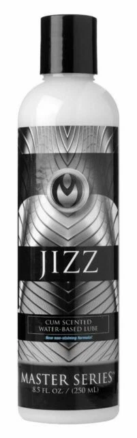 Master Series AC705 Jizz Water Based Cum Scented 8.5oz Lubricant - White