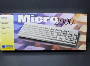 Micro Innovations, Micro 2000, Model KB95W, Windows 95 Keyboard, New in Box - Foto 1 di 15