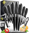 Home Hero Kitchen Knife Set 13 Stainless Steel Knives with knife sharpener