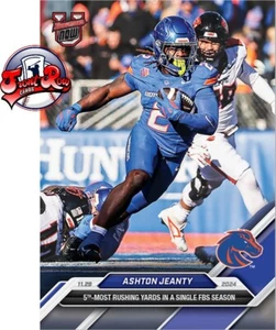 Ashton Jeanty Boise St 2024 Bowman U NOW Football Card 50 Presale - Bild 1 von 2
