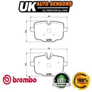 Juego de pastillas de freno trasero Brembo para BMW Serie 5 2009-2017 Serie 6 2010-2020 - Imagen 1 de 4
