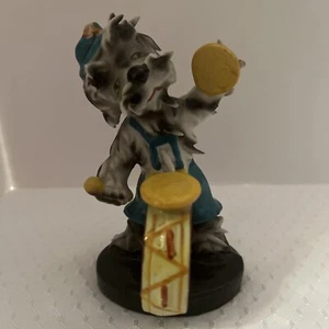 Vintage Lenvile, Ardalt Dog Musician Band Figurine, Playing Drum, No CHIPS - Picture 1 of 7