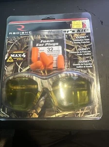 Radians Hunters Kit Camo Shooting Glasses w/ 6 Ear Plugs NEW - Picture 1 of 2