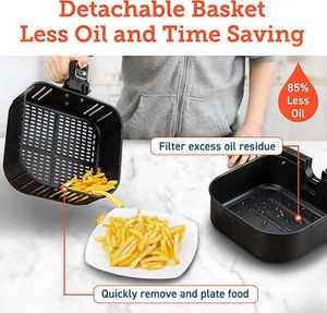 Pro II 5.8-Quart Smart Air Fryer, 12-in-1, Walmart Exclusive Bonus, White - Picture 1 of 3