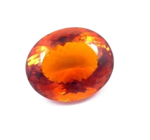 Lab Created Citrine 162Cts. Faceted Jewelry Loose Gemstone RM20079 - Picture 1 of 3