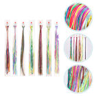  7 Sets Colorful Hair Ropes Tinsel for Kids Ties Glitter Ribbon Child Braided