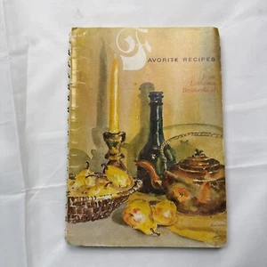 Favorite Recipes From Lutheran Brotherhood Cookbook Vtg 1970 Spiral Softcover - Imagen 1 de 7
