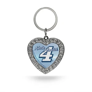 Kevin Harvick Rico NASCAR #4 Rhinestone Heart Keychain FREE SHIP - Picture 1 of 1