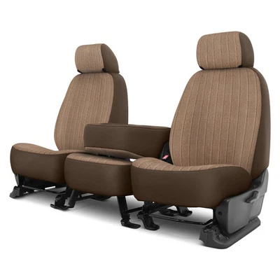 For Dodge Ram 1500 94-01 Duramax Tweed 1st Row Brown Custom Seat Cover Foto 1 de 2