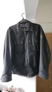 Belstaff Dunstall Waxed Overshirt Jacket Mens XXL Black * VERY GOOD CONDITION* - Picture 1 of 6