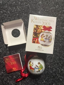 Hutschenreuther Weihnachtskugel 2003 OVP - Bild 1 von 1