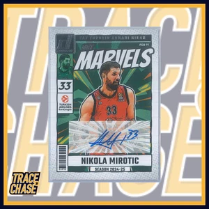 2024-25 Panini Donruss Euroleague BK Nikola Mirotic Net Marvels Signatures - Picture 1 of 3
