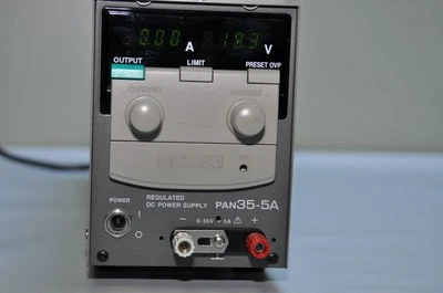 FUENTE DE ALIMENTACIÓN DE CC REGULADA KIKUSUI PAN35-5A 0~35V 0~5A  Foto 1 de 4