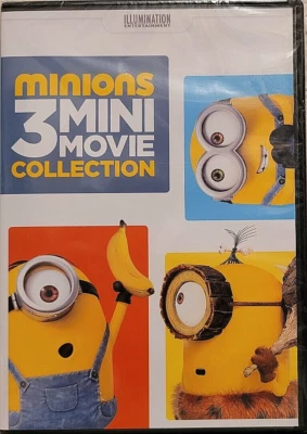 Minions 3-Mini Movie Collection (DVD, 2016) Michael Keaton - Brand New, Sealed! - Image 1 of 2