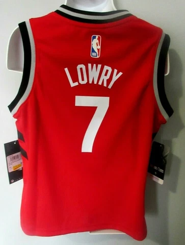 NWT Child's Boys Nike Kyle Lowry Toronto Raptors NBA Basketball Jersey sz. M NEW Cover