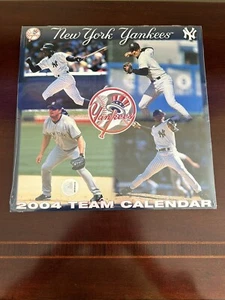 Calendario de los Yankees de Nueva York 2004 Rivera Clemens Williams Pettitte nuevo sellado como nuevo - Imagen 1 de 5