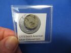 1773 Silver Early American Colonial Coin Before US Minted Coins FREE SHIPPING