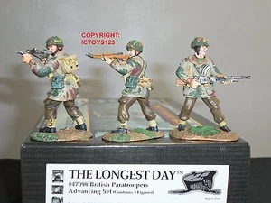 CONTE 47098 BRITISH PARATROOPERS ADVANCING LONGEST DAY TOY SOLDIER FIGURE SET - Picture 1 of 1