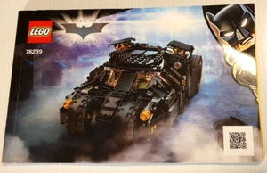 Batman LEGO DC Batmobile Tumbler Scarecrow Showdown #76239 Manual Only No Bricks - Picture 1 of 5