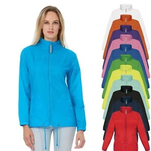 Chaqueta de viento señora rompevientos con capucha repelente al agua XS S M L XL XXL - Imagen 1 de 13