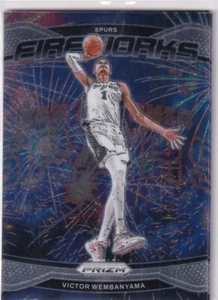 Panini Prizm NBA 2024-25 Nº 2 fuegos artificiales Victor Wembanyama - Imagen 1 de 2