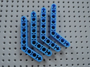 Lego 4 x Technic Liftarm 4x6 breit gebogen 6629 blau 8462 8435 8415 8110 - Bild 1 von 1