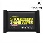 Shoe Wipes Quick Wipes Portable Sneaker Cleaner Wipes 1/12/30/80Pcs U3p7