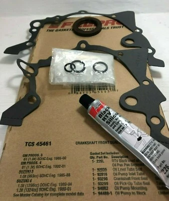 FEL-PRO TCS 45461 前曲柄密封套装 适合 GM 3 1.0L 4 1.3L 铃木 3 4 CY — 第 1/4 张图片