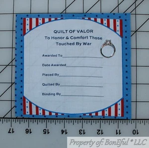 BonEful Fabric Cotton Quilt VTG American Flag Applique Block Military USA Marine - Picture 1 of 12