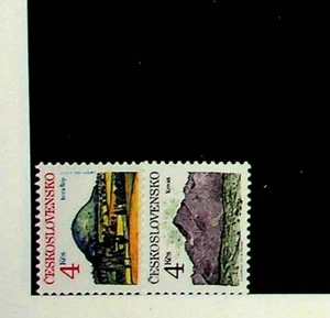 CZECHOSLOVAKIA Sc 2832-33 NH ISSUE OF 1991 - NATURE - Picture 1 of 1