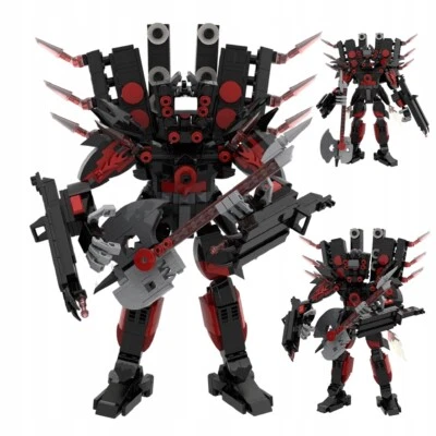 MARKENLOS Titan Speaker Man Building Blocks Skibidi Toilet Bausteine Kinder Spielzeug Toys