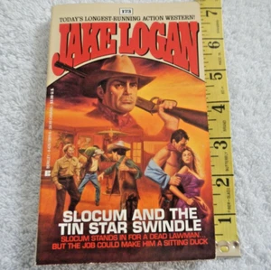 JAKE LOGAN  #173 - SLOCUM AND THE TIN STAR SWINDLE - ACTION / WESTERN / OLD WEST - Picture 1 of 12