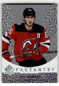 2022-23 SP Authentic #P-18 Jack Hughes Pageantry - Picture 1 of 2