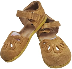 Livie und Luca 13 Matilda Jane Play Gold Blütenblätter Leder Sandalen Schuhe Mädchen Größe - Bild 1 von 8