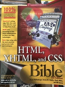 Bible Ser.: HTML, XHTML, and CSS Bible by Bill Karow, Steven M. Schafer, Chuck W - Bild 1 von 1