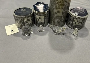 Konvolut 4 SWAROVSKI Kristall Pinguin Seelöwe Kugel Figuren - Bild 1 von 5