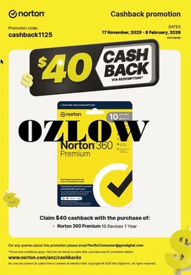 Norton 360 Premium, Deluxe, Secure VPN, Identity Advisor E-License Key - image 1 of 4