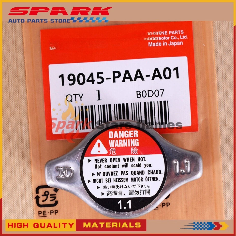 Genuine Cooling Radiator Cap 19045-PAA-A01 For OEM Accord Civic Acura CL TL USA - Image 1 of 4