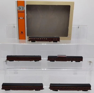 Con-Cor 0001-008604 N Scale Norfolk & Western 5 Car Passenger Set EX/Box - Image 1 of 4
