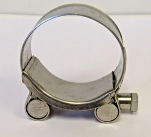 NEW 44-47 MM (1.73-1.85 IN.) HD 304 STAINLESS STEEL T-BOLT HOSE CLAMP - Picture 1 of 1