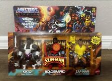 Masters Of The Universe Origins SUN-MAN & RULERS OF THE SUN 3-Pack Kikto Zap-man