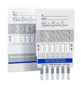 5 x Droga Test Urina 10 Sostanze (5 x Test Antidroga Per Confezione) - Picture 1 of 5