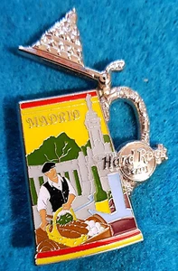 MADRID BEER STEIN TANKARD SERIES OPENING LID SPANISH BAKER Hard Rock Cafe PIN LE - Picture 1 of 1