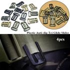 4pcs Plastic Tri Glide Slider Accessories Backpack Straps Buckle  Outdoor Tool