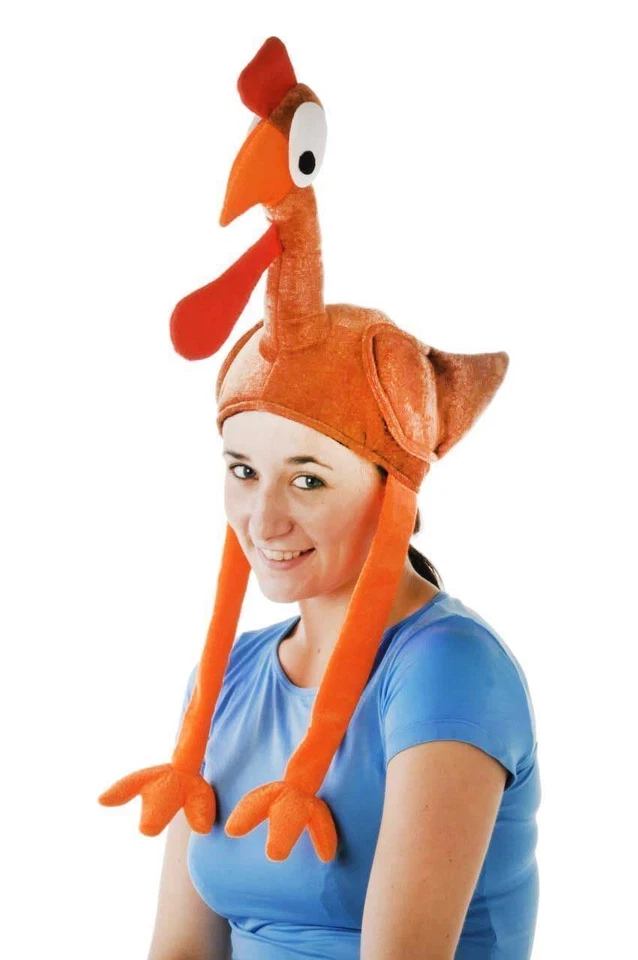 SHATCHI Christmas Turkey Novelty Hat Fancy Dress Xmas Party Costume Game Photo Selfie