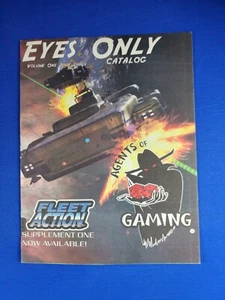 Eyes Only Volume One Issue 3 Catalog - Agents of Gaming - Imagen 1 de 2