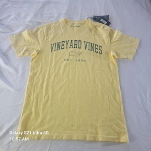 Vineyard Vines Graphic T-Shirt Lemon Twist Whale Logo Short Sleeve XS - Picture 1 of 4