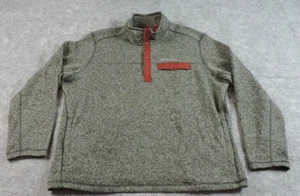 Eddie Bauer Para Hombres 2XL XXL Radiador 1/4 Presión Pullover Jersey Suéter Bolsillos con Cremallera - Imagen 1 de 13